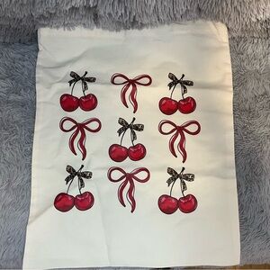 Cherry Bow Tote Bag